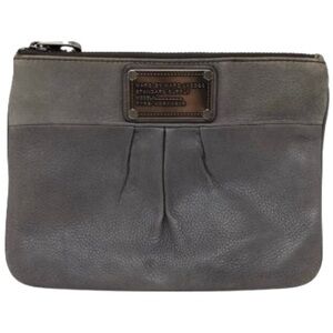 Marc By Marc Jacobs Gray Wristlet Clutch